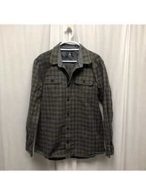 Swanndri Plaid Flannel Shirt Mens Size XXL Cotton Green Long Sleeve Tailored Fit